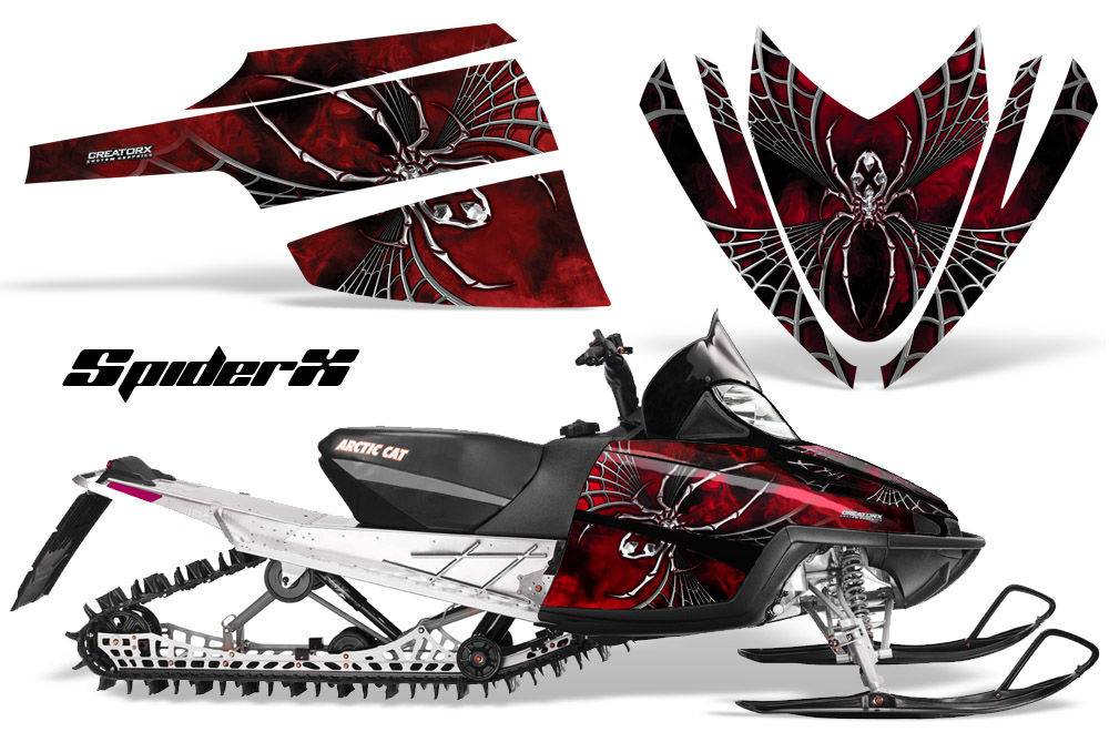 Arctic Cat M Series CrossFire Graphics Kit SpiderX Red